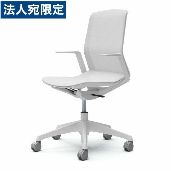 『代引不可』『受注生産品』 オカムラ オフィスチェア シナーラ デザインアーム ホワイト ノーマルナ...