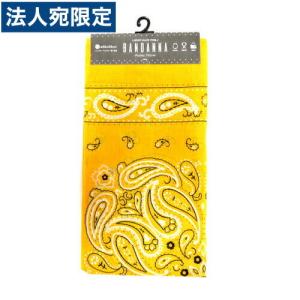 バンダナ ペイズリー 黄の商品画像