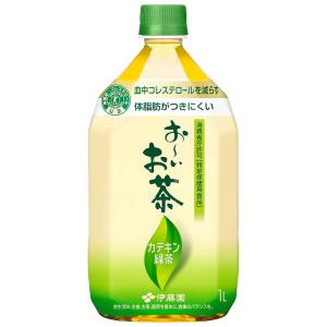 おーいお茶 カテキン緑茶 1L 12本 伊藤園の詳細画像1