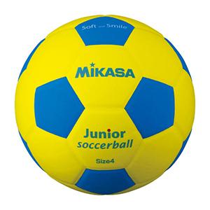 スマイルサッカー軽量４号　青　SF4J-YBL　ミカサ