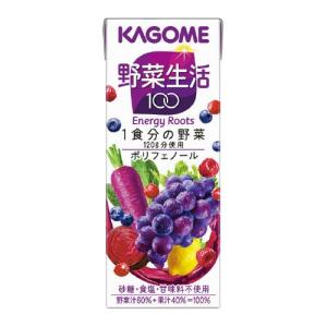 野菜生活１００　エナジールーツ　２００ｍｌ×２４本　7551　カゴメ  ※軽減税率対象商品｜officeyu