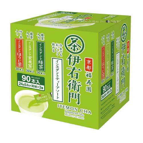 伊右衛門インスタント　スティック　アソート　９０本　781211　宇治の露製茶 ※軽減税率対象商品 