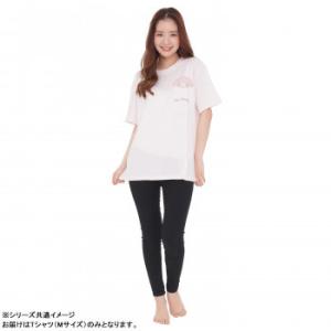 (同梱不可)サザック　Sanrio characters　タテノリ　マイメロディTシャツ　PK・レディスM　SAN-1312-B