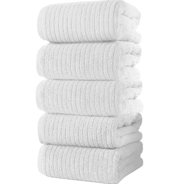 バスタオル (tkone 5枚セット 60*120cm ) フェイスタオル 強い吸水速乾 タオル ホ...