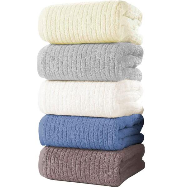 バスタオル (tkone 5枚セット 60*120cm ) フェイスタオル 強い吸水速乾 タオル ホ...