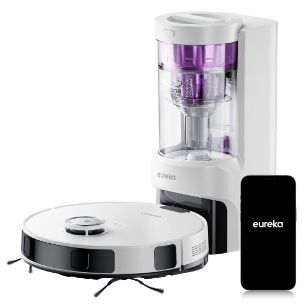 EUREKA（ユーリカ）ロボット掃除機 E10s gen2 6000pa強力吸引 サイクロン式 紙バ...