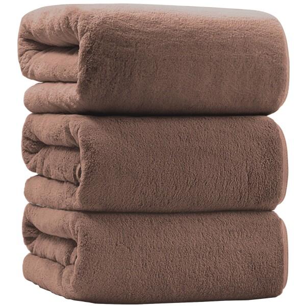 バスタオル (tkone 1色3枚セット 70*140cm) ふわふわ ホテル仕様 大判 瞬間吸水 ...