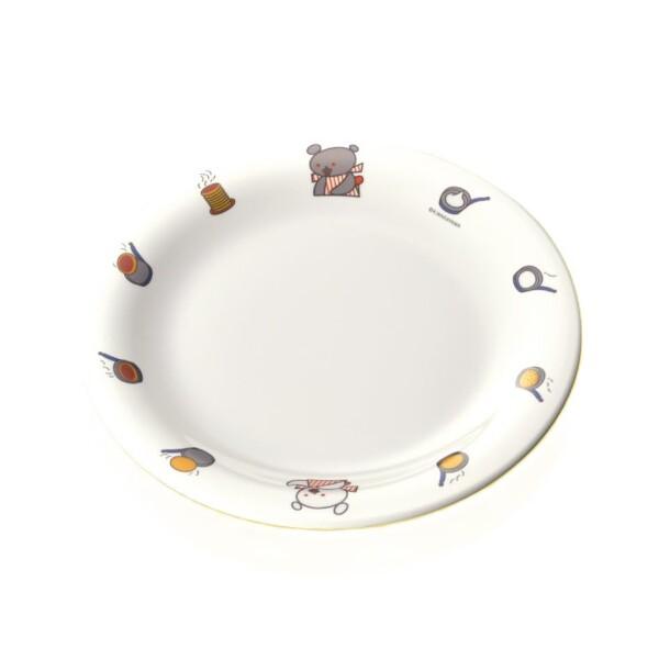 マルケイ(MARUKEI) こぐまちゃん ほっとけーき皿/平皿 E95 KO 直径19.6×H1.9...