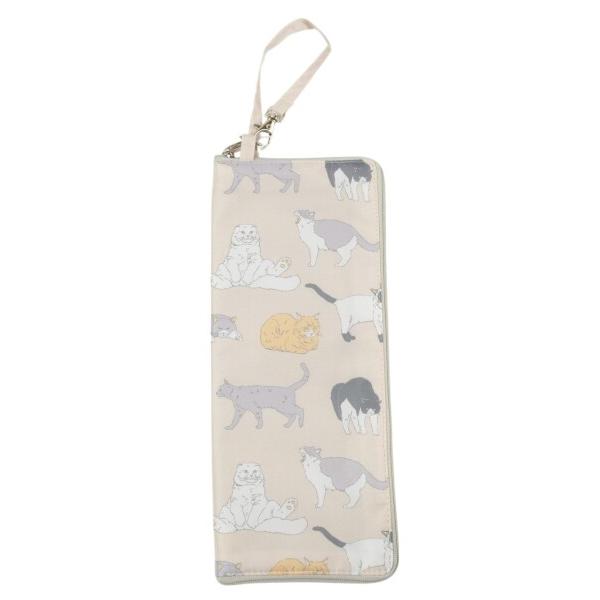 フレンズヒル 傘ケース キャットフィーリング ベージュ