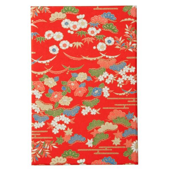 尚雅堂 友禅 御朱印帳 goen オレンジ O-5