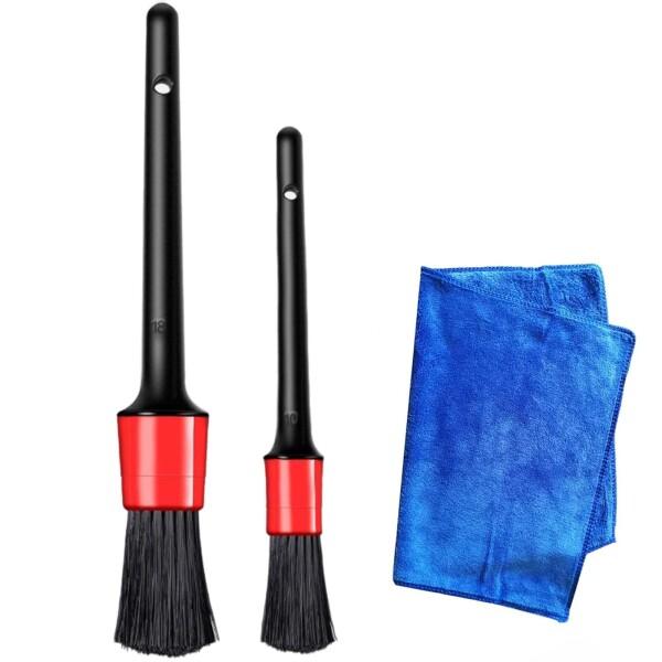 Coollooda 洗車ブラシ 3本セット ホイールブラシ 隙間掃除 車用 ボディ用 タイヤ ディテ...