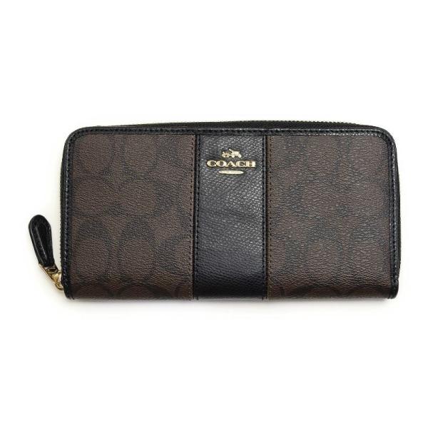 コーチ 財布 アウトレット 長財布 ダークブラウン COACH F54630 IMAA8 ポイント利...