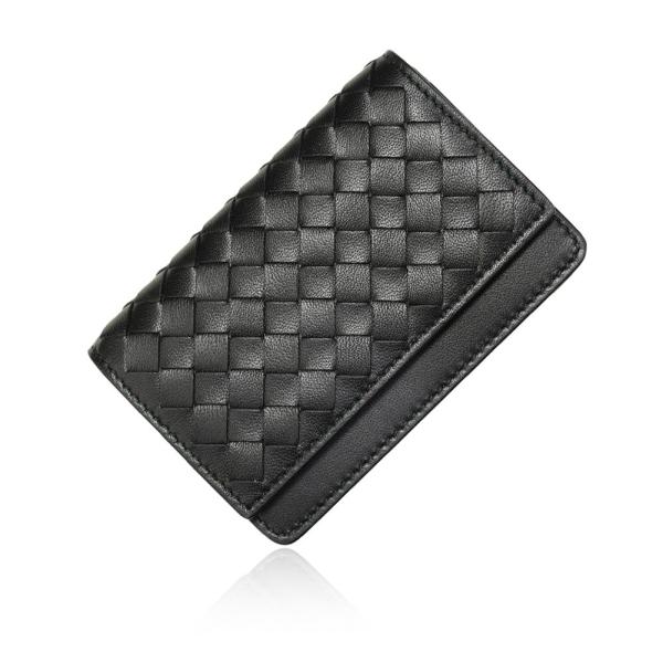 ボッテガヴェネタ カードケース ユニセックス ブラック BOTTEGA VENETA 133945 ...