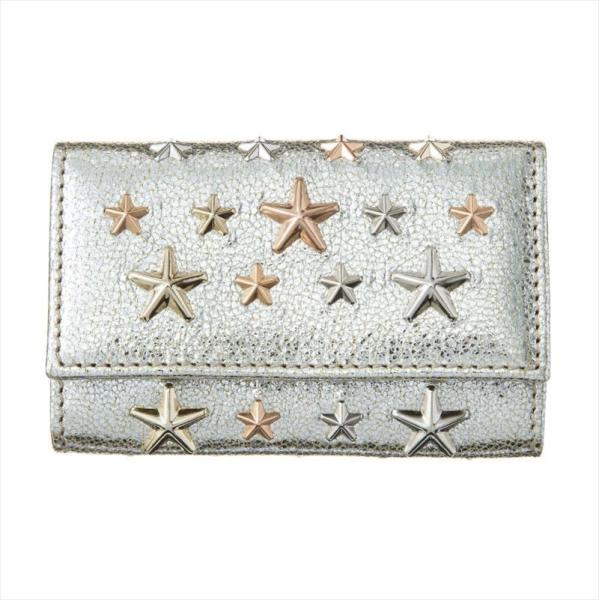 ジミーチュウ キーケース ユニセックス シャンパン JIMMY CHOO NEPTUNE GTA C...