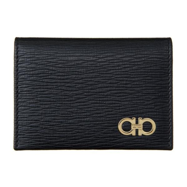 フェラガモ カードケース レディース ブラック Ferragamo 66A062 685942 ポイ...