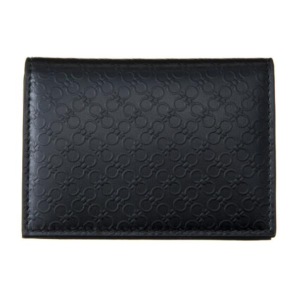 フェラガモ カードケース レディース ブラック Ferragamo 66A111 686476 ポイ...