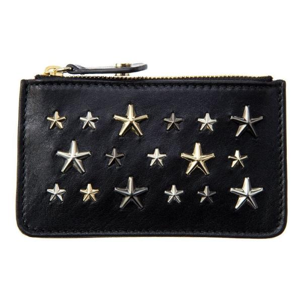 ジミーチュウ 財布 ユニセックス ブラック JIMMY CHOO NANCY LTR BLACK/M...