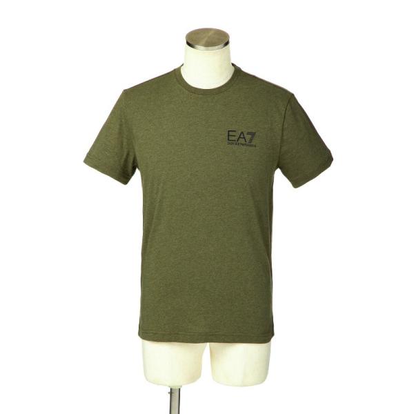 エンポリオアルマーニ EA7 Tシャツ メンズ 半袖 カーキ 6ZPT51 PJ02Z 3803