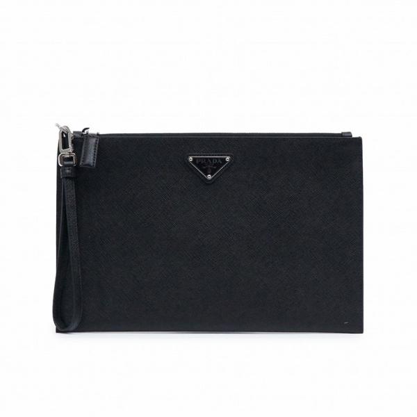 プラダ PRADA 財布 ポーチ 2NH005 PN9 F0002 ブラック メンズ ポイント利用 ...