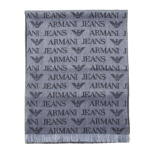 アルマーニジーンズ ARMANI JEANS マフラー 934504 CD786 00041 グレー...