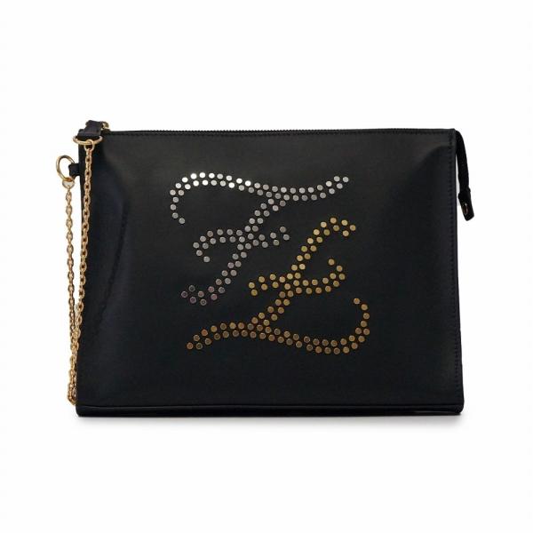 フェンディ FENDI バッグ ドキュメントケース 7VA433 A8VD F15ZW ブラック メ...