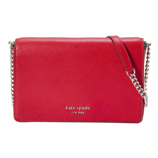 ケイトスペード チェーンウォレット 財布 レッド レディース KATE SPADE PWRU7864...