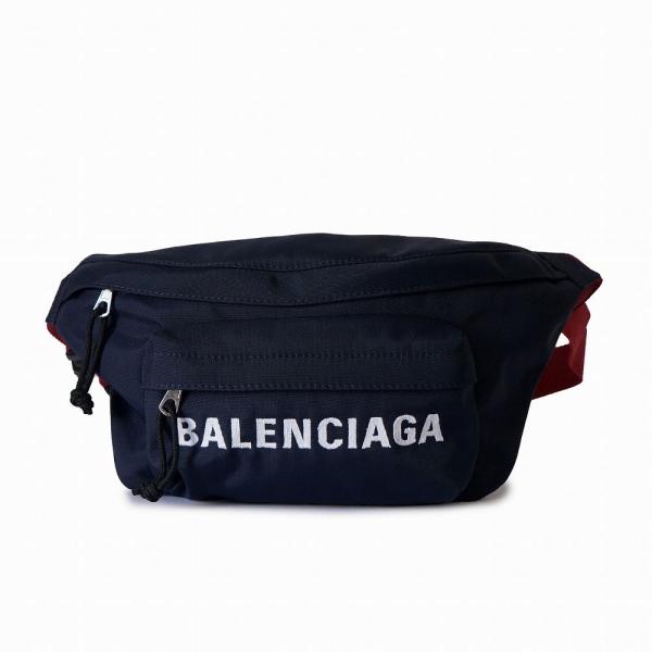 BALENCIAGA バレンシアガ 533009 HPG1X 4370 ベルトバッグ ネイビー ポイ...