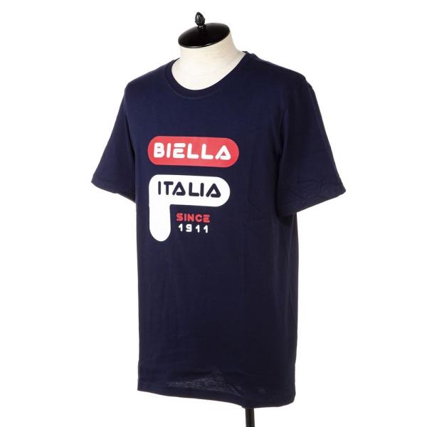 フィラ メンズ Tシャツ FILA LM913785 412 ネイビー M メール便可 ポイント利用...
