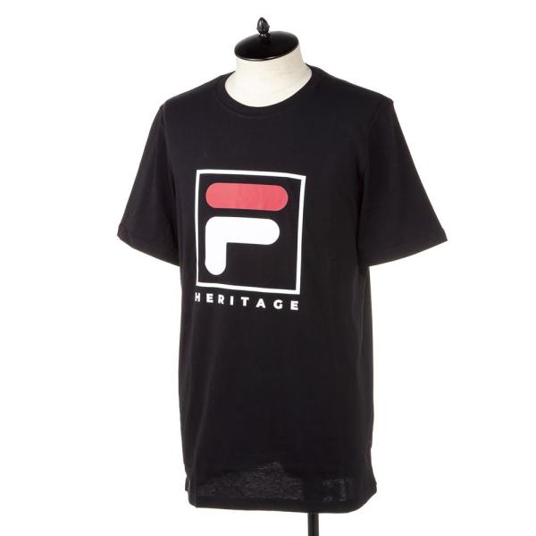 フィラ メンズ Tシャツ FILA LM913787 001 ブラック M ポイント利用 爆買