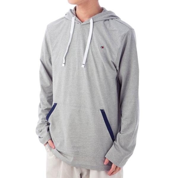 トミーヒルフィガー メンズ パーカー TOMMY HILFIGER 09T3633 004 グレー ...