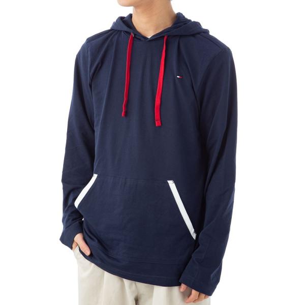 トミーヒルフィガー メンズ パーカー TOMMY HILFIGER 09T3633 410 ネイビー...