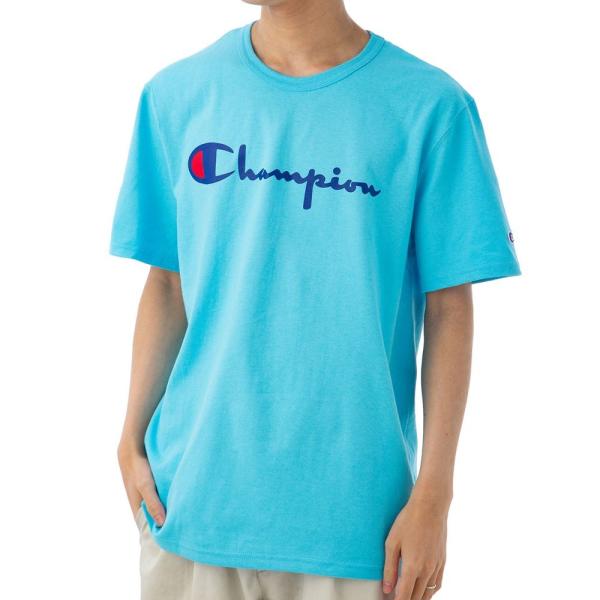 チャンピオン メンズ Tシャツ CHAMPION GT19Y08254 QQC ライトブルー L メ...