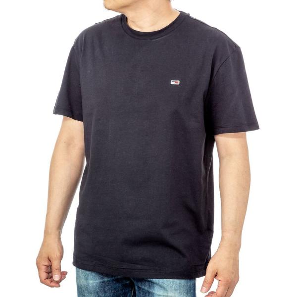 トミーヒルフィガー TOMMY HILFIGER Tシャツ DM0DM06061BBU ブラック メ...