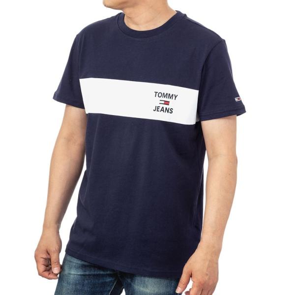 トミーヒルフィガー TOMMY HILFIGER Tシャツ DM0DM07858C87 ネイビー メ...