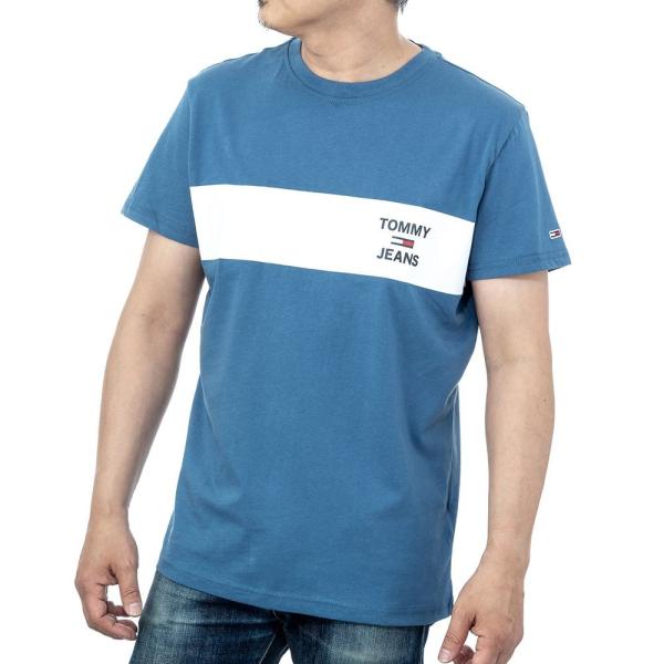 トミーヒルフィガー TOMMY HILFIGER Tシャツ DM0DM07858CZY ライトブルー...