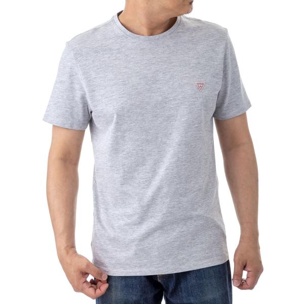 ゲス メンズ Tシャツ M0GI36 I3Z00 LHY グレー GUESS 半袖 グレー メール便...