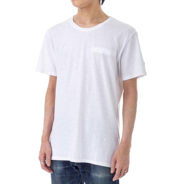 ゲス メンズ Tシャツ M0GI54 K6XN0 TWHT ホワイト GUESS 半袖 ホワイト メ...