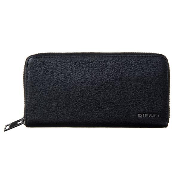 ディーゼル メンズ ラウンドファスナー長財布 X06626 P0396 T8013 ブラック DIE...