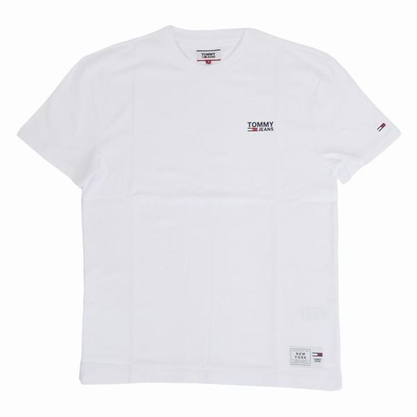 トミーヒルフィガー メンズ Ｔシャツ DM0DM07194YA2 ホワイト TOMMY HILFIG...