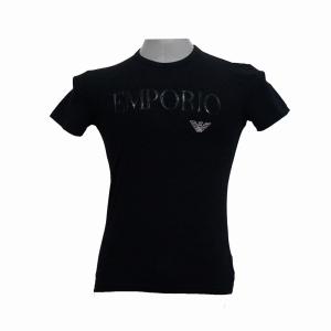 エンポリオアルマーニ メンズ Ｔシャツ 111035 CC716 00020 ブラック EMPORIO ARMANI ブラック M ポイント利用