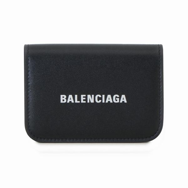 BALENCIAGA バレンシアガ 593813 1I313 1090 三つ折り財布 ブラック ポイ...
