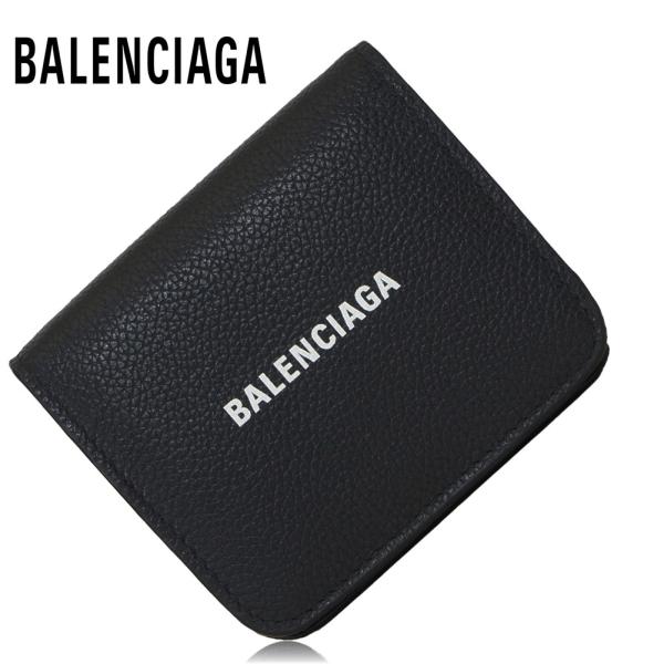 バレンシアガ レディース 二つ折り財布 BALENCIAGA 594216 1IZIM 1090 ブ...
