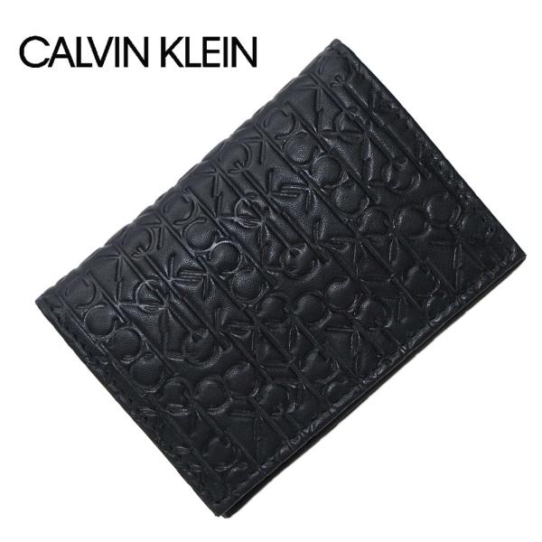 カルバンクライン メンズ カードケース Calvin Klein 79466 BLACK ブラック ...