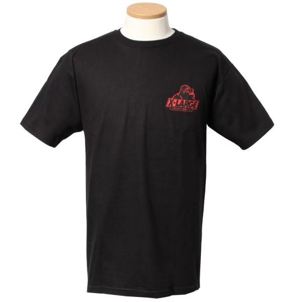 エクストララージ Tシャツ 1184121 半袖 クルーネック ブラック メンズ XLARGE メー...
