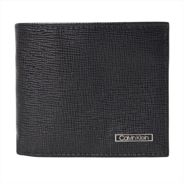 カルバンクライン 二つ折り財布 31CK130009 001 BLACK CALVIN KLEIN ...