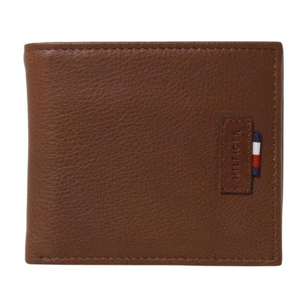 トミーヒルフィガー 二つ折り財布 31TL130051 TAN ブラウン メンズ TOMMY HIL...