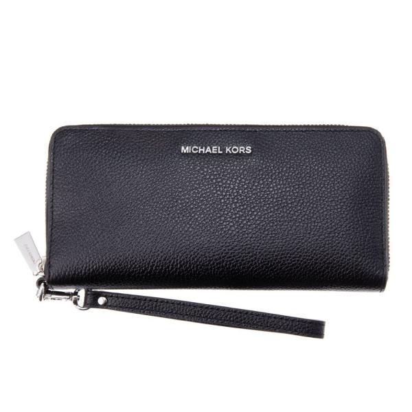 マイケルコース MICHAEL KORS 34F9SM9E9L 001 ラウンドファスナー長財布 ポ...