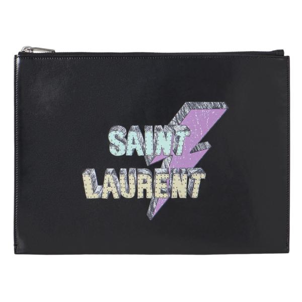 サンローラン クラッチバッグ 397295 BXRE6 1077 ブラック SAINT LAUREN...