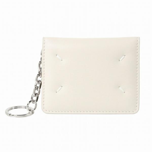 メゾンマルジェラ カードケース キーリング付き 定期入れ パスケース CARD HOLDER BI ...
