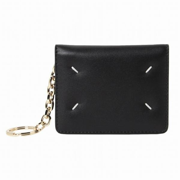 メゾンマルジェラ カードケース キーリング付き 定期入れ パスケース CARD HOLDER BI ...